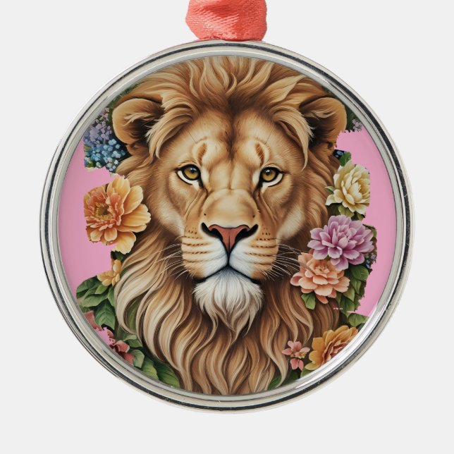 Lion flower mane ornament  (Front)