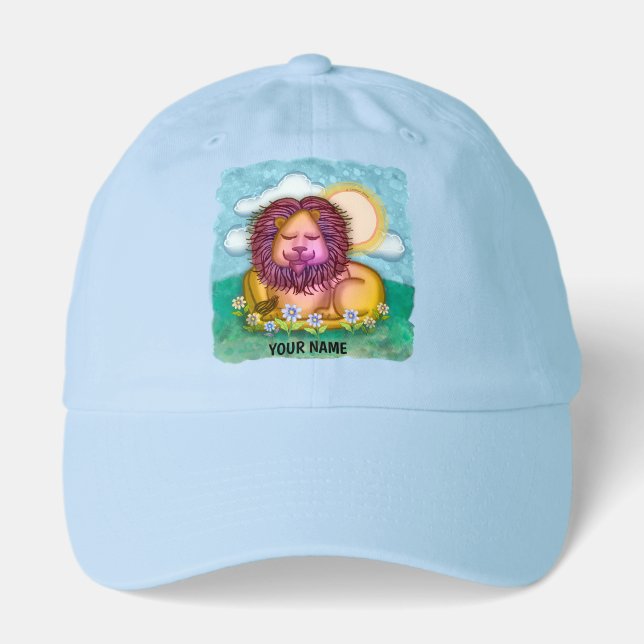 Lion Flowers Hat (Front)