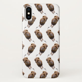 Lion Frenzy iPhone X Case (choose colour)