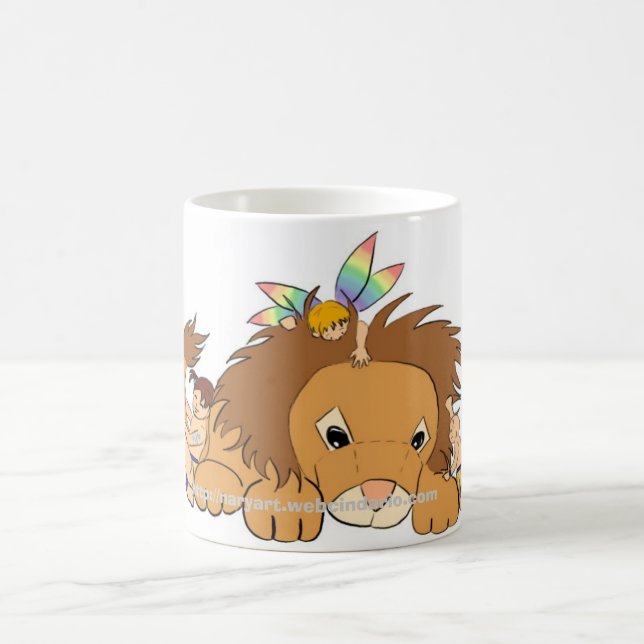 Lion friends coffee mug (Center)