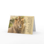 Lion Get Well Card Lion Get Well Card