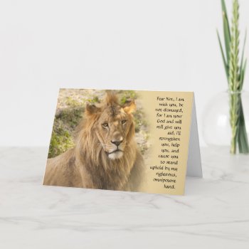 Lion Get Well Card by LivingLife at Zazzle