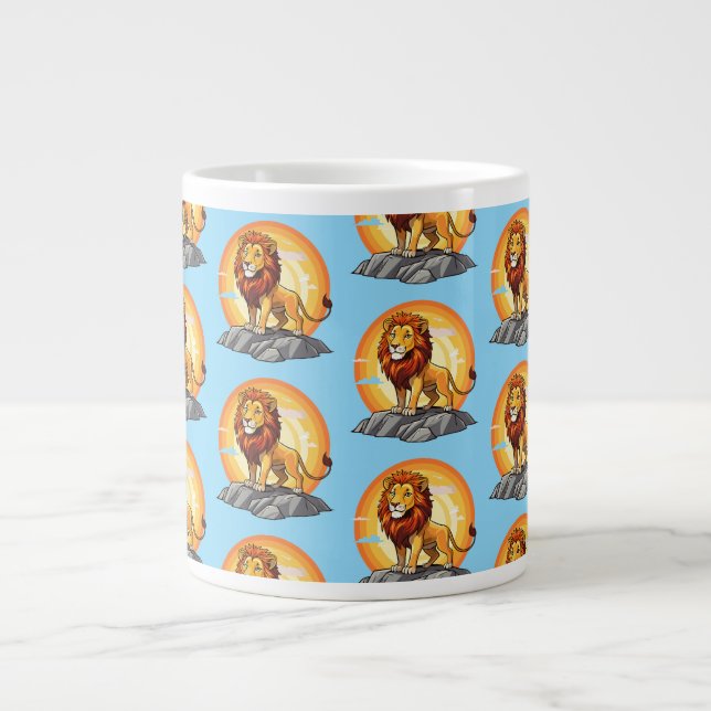 Lion Giant Coffee Mug (Front)