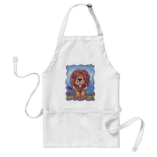 Lion Gifts & Accessories Adult Apron (Front)