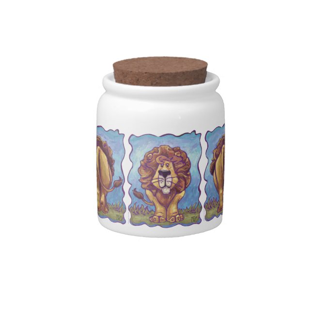 Lion Gifts & Accessories Candy Jar (Front)