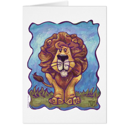 Lion Gifts & Accessories Cards (Front)