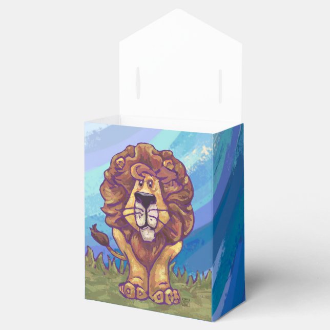 Lion Gifts & Accessories Favor Boxes (Opened)