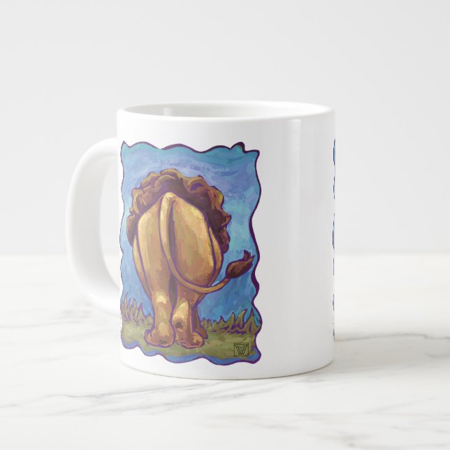 Lion Gifts & Accessories Giant Coffee Mug (Front Left)