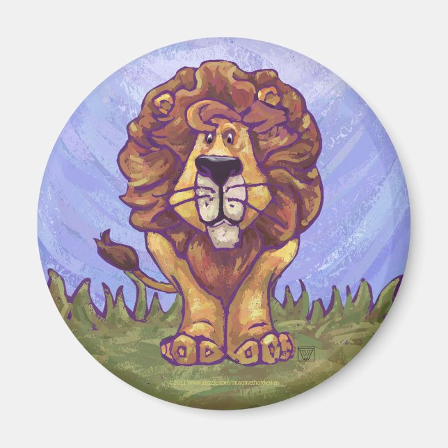 Lion Gifts & Accessories Magnet (Front)