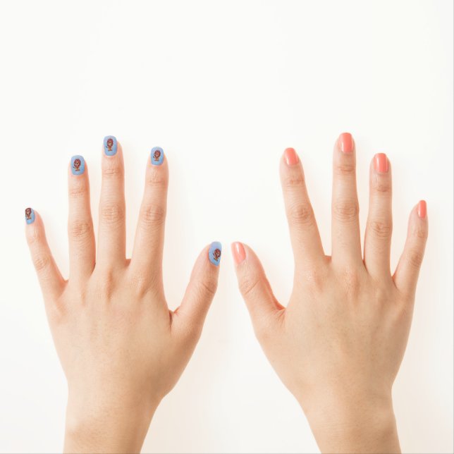 Lion Gifts & Accessories Minx Nail Wraps (Insitu - Hands)