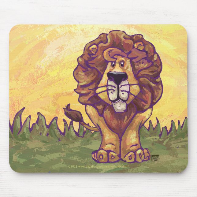 Lion Gifts & Accessories Mouse Pad (Front)