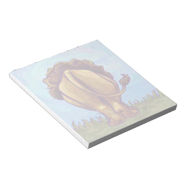 Lion Gifts & Accessories Notepad (Angled)