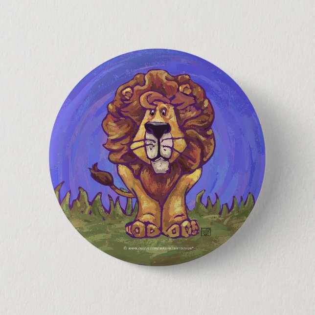 Lion Gifts & Accessories Pinback Button (Front)