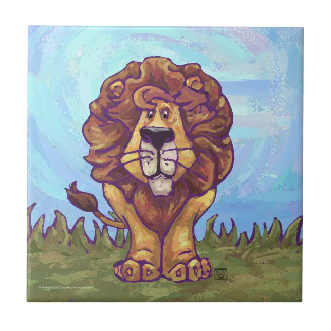 Lion Gifts & Accessories Tile (Front)