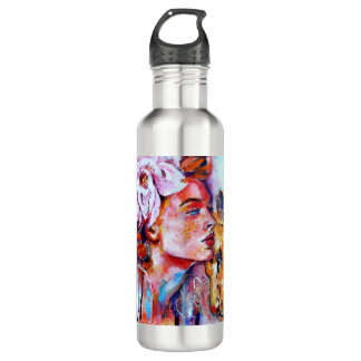 Lion Girl Stainless Steel Water Bottle