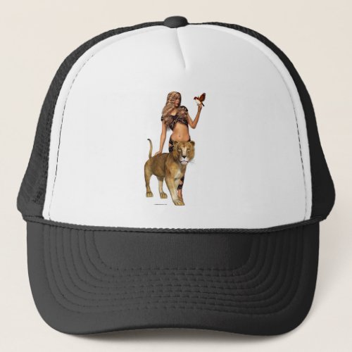 Lion Girl Trucker Hat