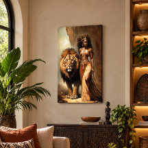 Lion Goddess 24x36 Acrylic Wall Art