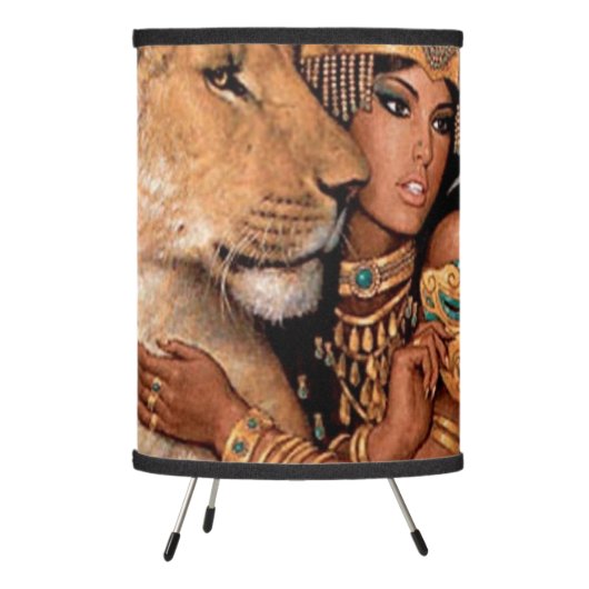 Lion Goddess Egyptian Princess Lamp (Left)