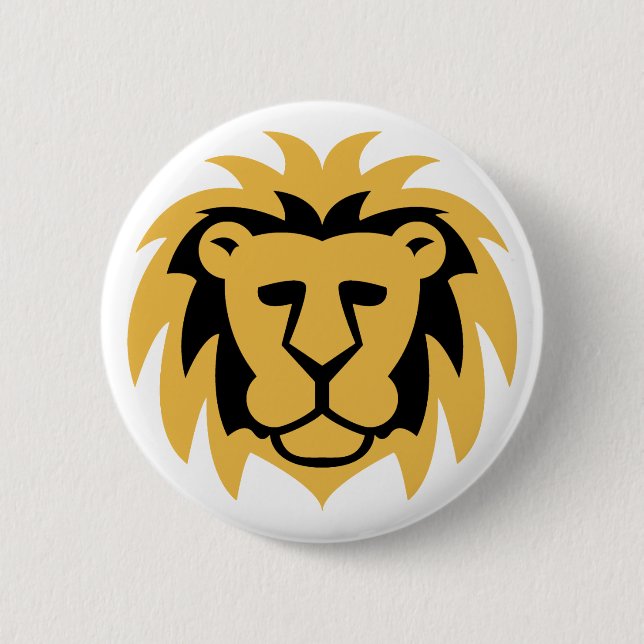 Lion Gold Button (Front)