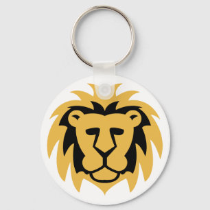 Lion Gold Keychain