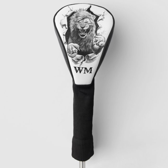 Lion Golf Head Cover (Front)