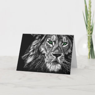 Lion Greeting Card