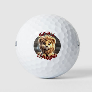 Lion Grows Golf Balls