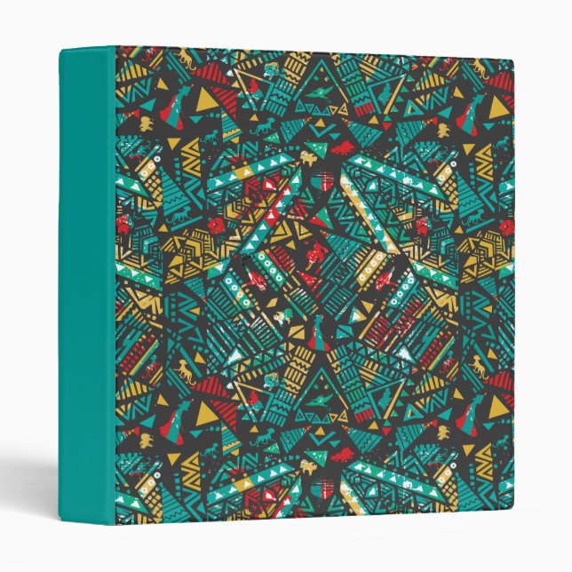 Lion Guard | African Pattern 3 Ring Binder (Front/Spine)