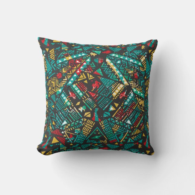 Lion Guard | African Pattern Throw Pillow (Front)