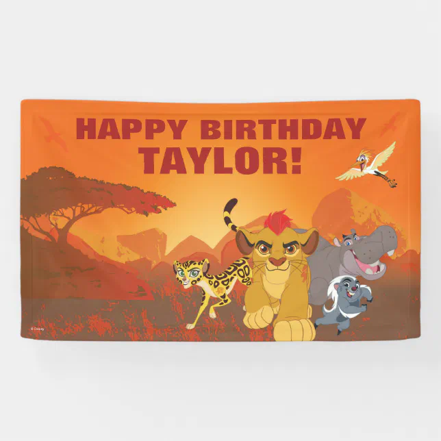 Lion Guard | Birthday Banner | Zazzle