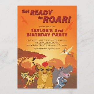Lion Guard | Birthday Invitation