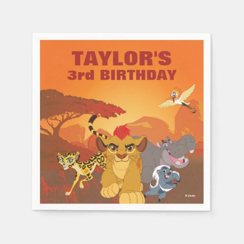 Lion Guard | Birthday Napkins