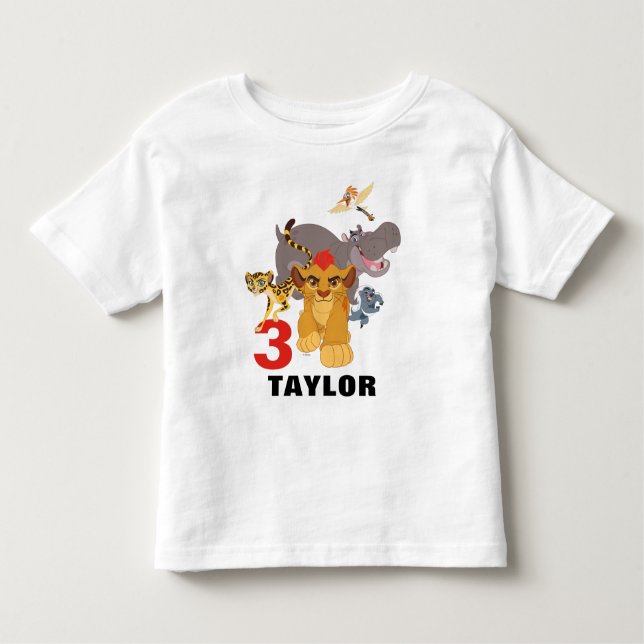 Lion Guard | Birthday Toddler T-shirt (Front)