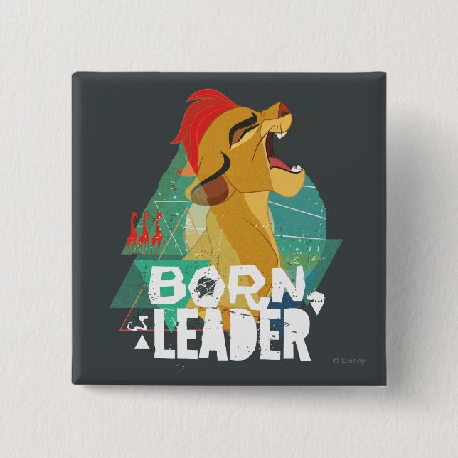 Lion Guard | Born Leader Kion Button (Front)