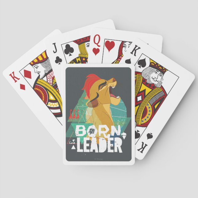 Lion Guard | Born Leader Kion Poker Cards (Back)