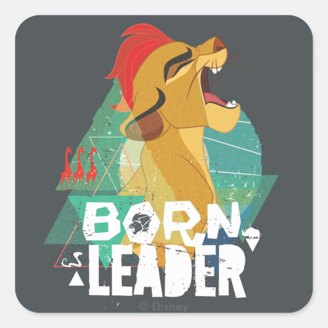 Lion Guard | Born Leader Kion Square Sticker (Front)