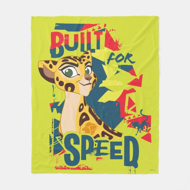 Lion Guard | Built For Speed Fuli Fleece Blanket (Front)