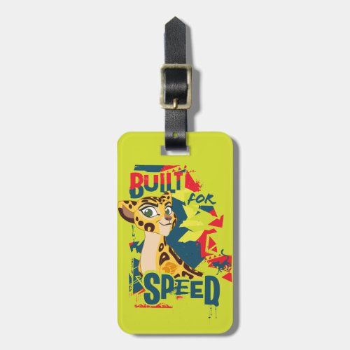 Lion Guard  Built For Speed Fuli Luggage Tag