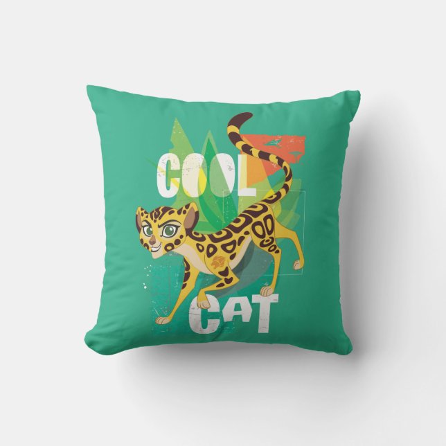 Lion Guard | Cool Cat Fuli Throw Pillow (Front)