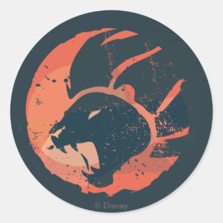 Lion Guard Emblem Classic Round Sticker
