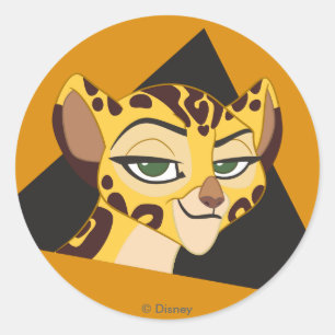 Lion Guard Fuli Character Art Classic Round Sticker