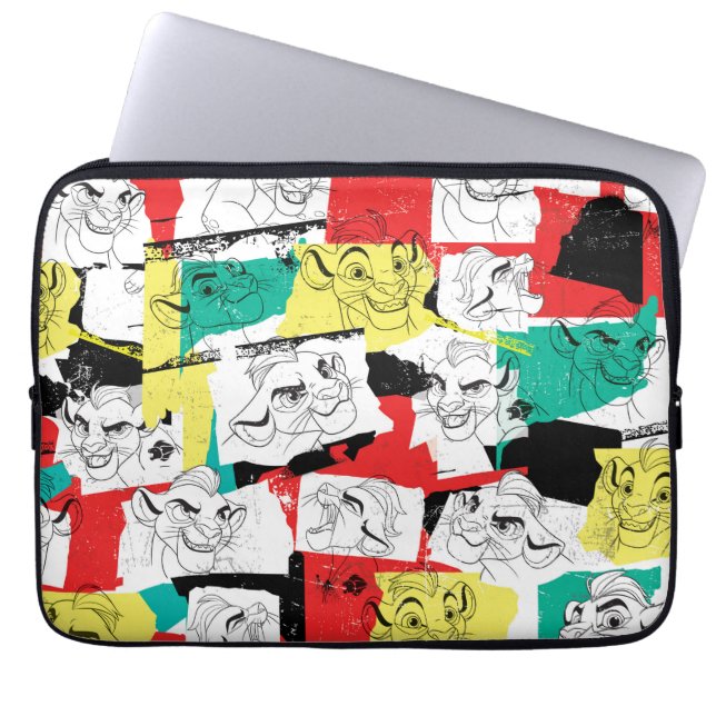 Lion Guard | Kion Expressions Pattern Laptop Sleeve (Front)