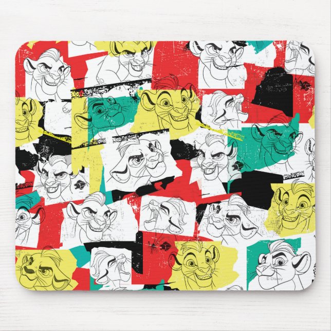 Lion Guard | Kion Expressions Pattern Mouse Pad (Front)