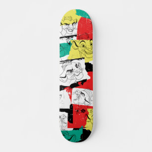 Lion Guard   Kion Expressions Pattern Skateboard Deck