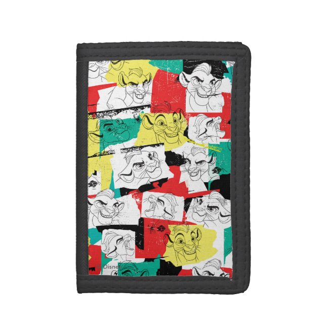 Lion Guard | Kion Expressions Pattern Trifold Wallet (Front Vertical)