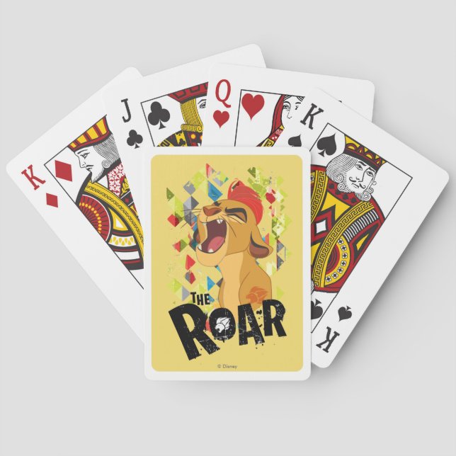 Lion Guard | Kion Roar Poker Cards (Back)