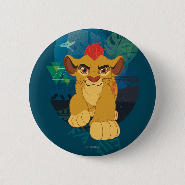 Lion Guard | Kion Safari Graphic Button (Front)