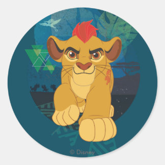 Lion Guard | Kion Safari Graphic Classic Round Sticker