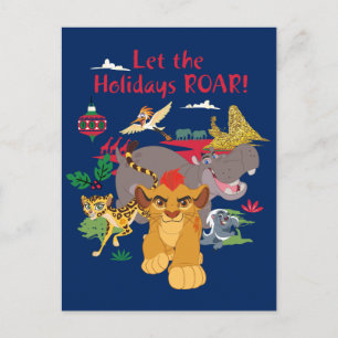 Lion Guard Let The Holidays Roar Holiday Postcard