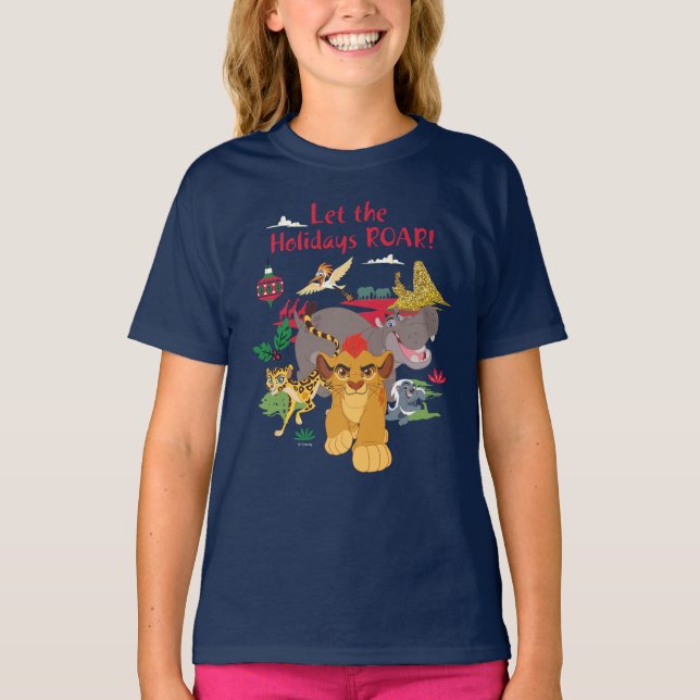 Lion Guard | Let The Holidays Roar T-Shirt (Front)